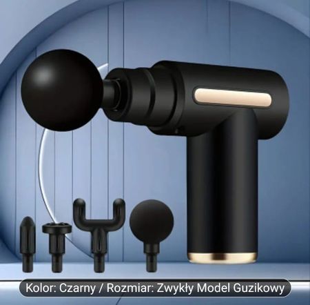 Kompletny zestaw akcesoriów, w tym 4 złącza, 6-stopniowa regulacja siły, inteligentne wykrywanie nacisku, masażer bez zapachu z akumulatorem litowym, idealny prezent na Halloween, Boże Narodzenie i Święto Dziękczynienia